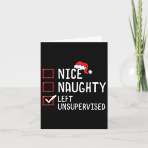 Tarjeta Nice Naughty dejó la lista de Navidades sin superv