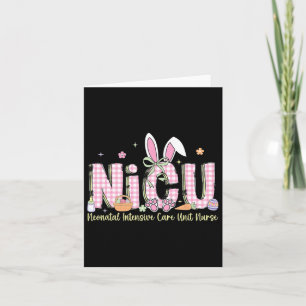 Tarjeta Nicu Easter Unidad de Cuidados Intensivos Neonatal