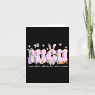 Tarjeta Nicu Easter Unidad de Cuidados Intensivos Neonatal