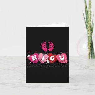 Tarjeta Nicu Nurse Valentine Heart Candy