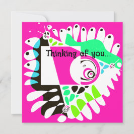 Tarjeta Nido de pájaro - Blanco de Fuchsia