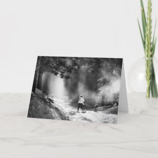 Tarjeta Niebla de la nieve