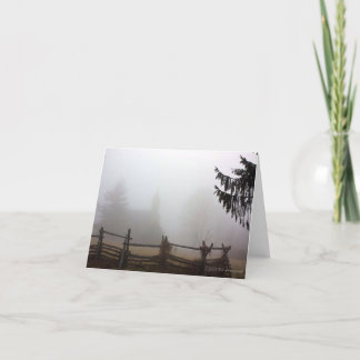 Tarjeta Niebla del sur de la montaña