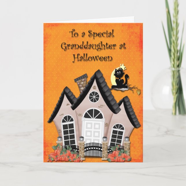 Tarjeta Nieta de Halloween (Anverso)
