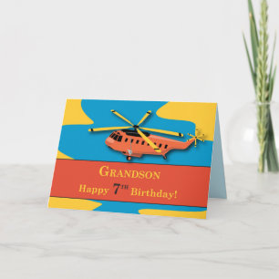 Tarjeta Nieto, 7 cumpleaños con helicóptero