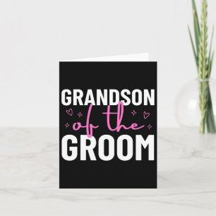 Tarjeta Nieto De La Familia Fiesta Matrimonial Boda Groom