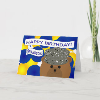 Tarjeta Nieto - ¡Feliz cumpleaños, servicio activo de la f