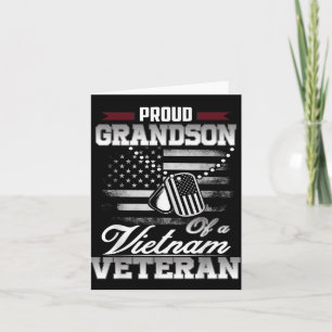 Tarjeta Nieto Orgulloso De Un Veterano De Vietnam Camiseta