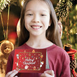 Tarjeta Nieto, reno lindo y Navidades de muñeco de nieve<br><div class="desc">Nieto, reno lindo y Navidades de muñeco de nieve con tarjeta de Navidades muy linda y colorida, fuentes navideñas Feliz, reno, Santa Cláusula, hombre de nieve, caen a su alrededor. Feliz Navidad y regalos de Navidades a un chico muy especial / Chica de abuela, nombre de niño personalizado y Navidades...</div>