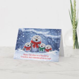Tarjeta Nieto y esposa Nuera Navidad