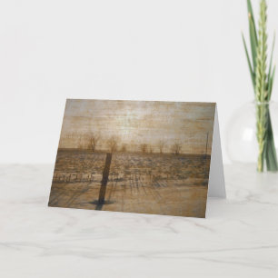 Tarjeta Nieve de invierno 2