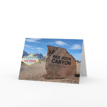 Nieve del cañón de rock rojo de Las Vegas