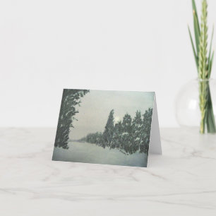 Tarjeta Nieve en el rastro de Gunflint