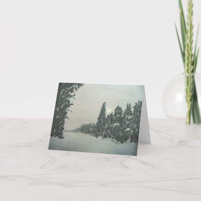 Tarjeta Nieve en el rastro de Gunflint (Anverso)