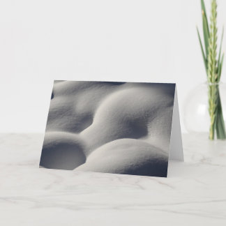 Tarjeta Nieve espumosa, montones de sorbos, naturaleza abs