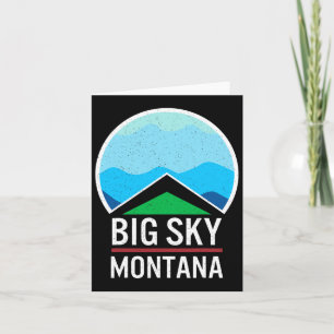 Tarjeta Nieve para esquiar en snowboard Ski Sky Montana