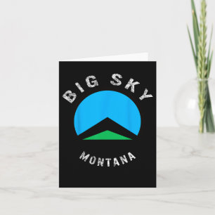 Tarjeta Nieve para esquiar en snowboard Ski Sky Montana