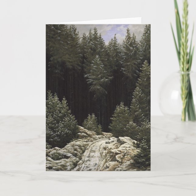 Tarjeta Nieve temprana, c.1828 (Anverso)