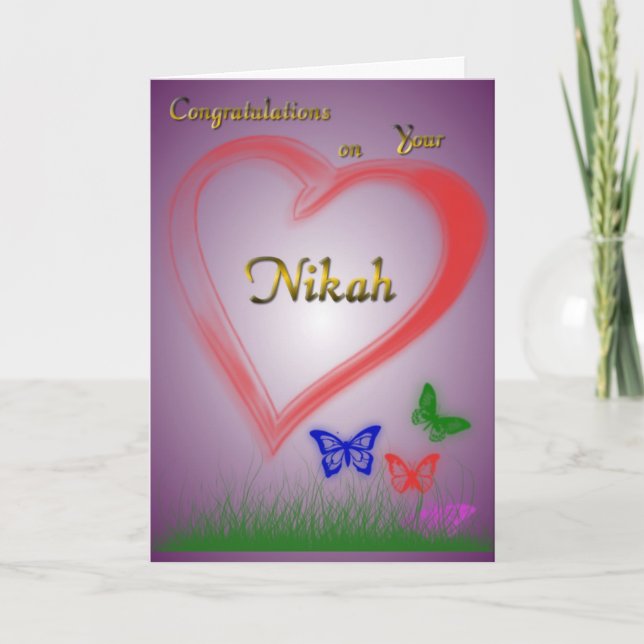 Tarjeta Nikah-Boda (Anverso)