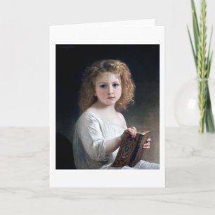 Tarjeta Niña, Bouguereau