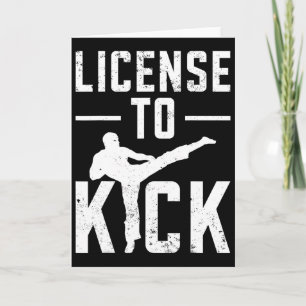 Tarjeta Niñas de Taekwondo Karate Artes Marciales para Niñ