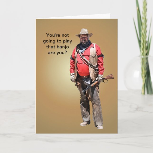 TARJETA NINGÚN BANJO (Anverso)