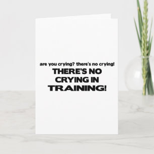 Tarjeta Ningún griterío en el entrenamiento