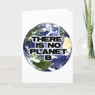 Tarjeta Ningún planeta B