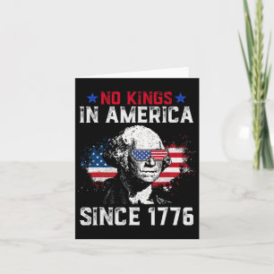 Tarjeta Ningún Reyes En Estados Unidos Desde 1776 Con Prob