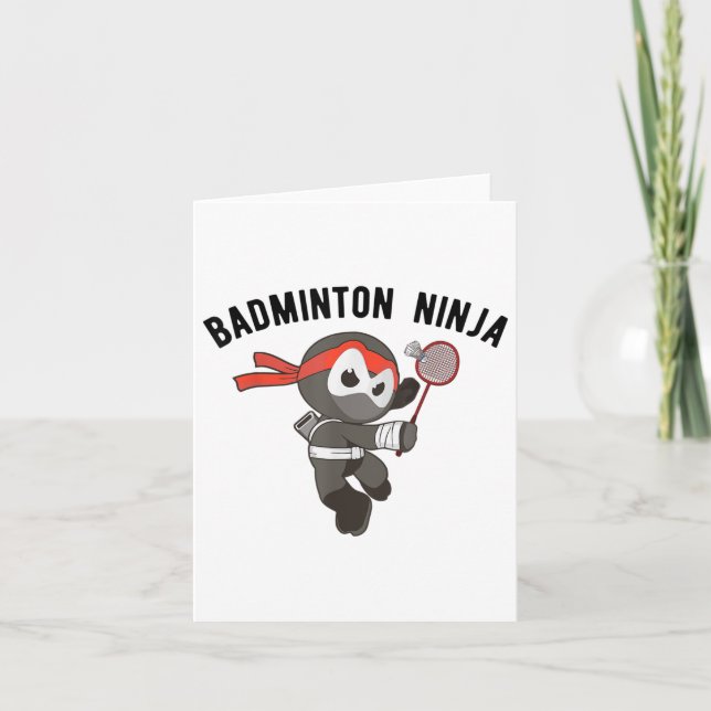 Tarjeta Ninja Badminton , Birdie Sport Tee Appartal_1 (Anverso)