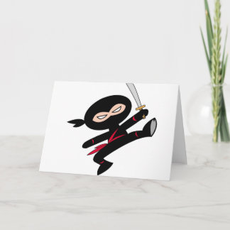 TARJETA ¡NINJA DEL NIÑO!
