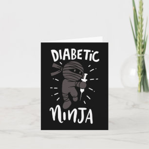 Tarjeta Ninja Diabetes Tipo 1 Diabetes Médica Diabetes Awa