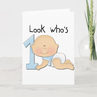 Tarjeta Niño blanco camisas de cumpleaños y regalos