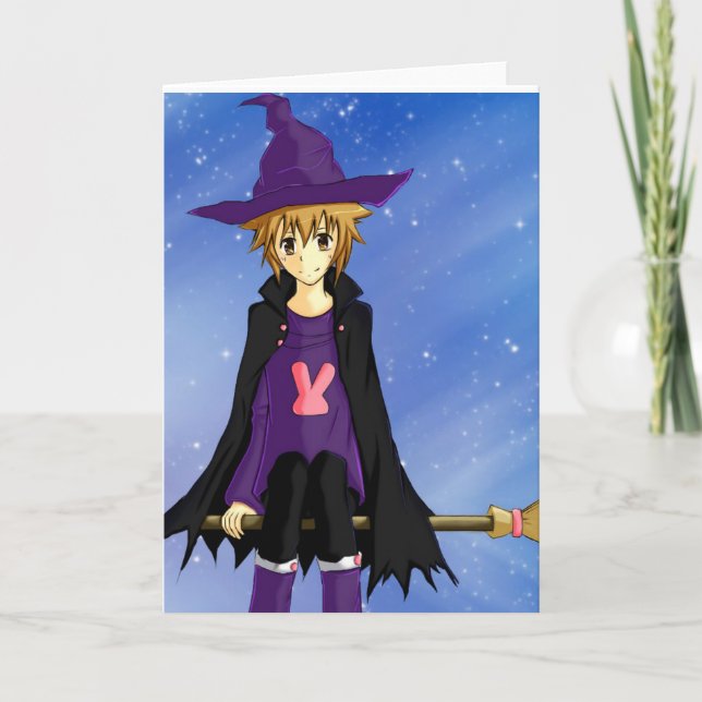 Tarjeta Niño brujo de anime, Manga (Anverso)