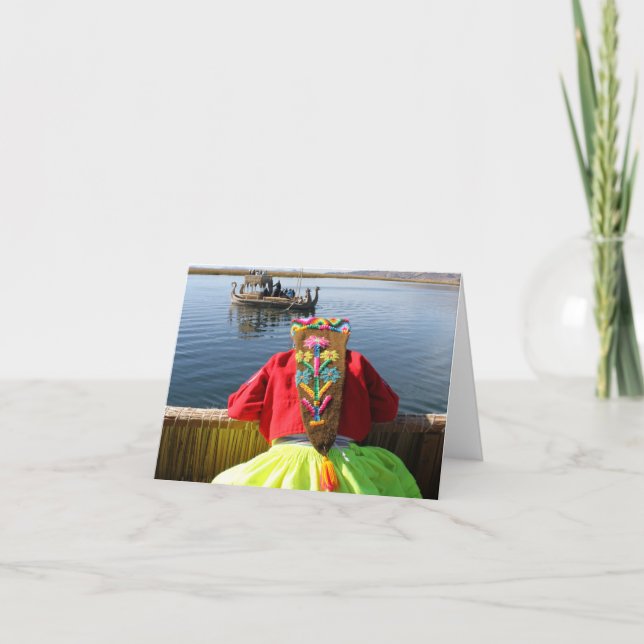 Tarjeta Niño - Chica de Perú (Anverso)