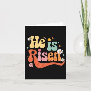 Tarjeta Niño Chica, Se Levanta Christian Easter Groovy G