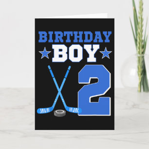 Tarjeta Niño de 2 años cumpleaños niño 2do cumpleaños hock