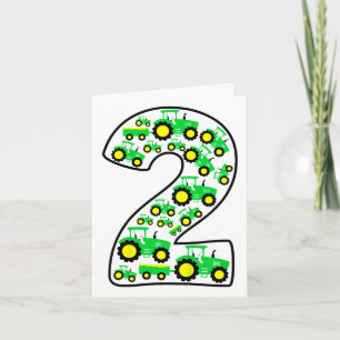 Tarjeta Niño de 2 años niño pequeño niño de 2 años de edad