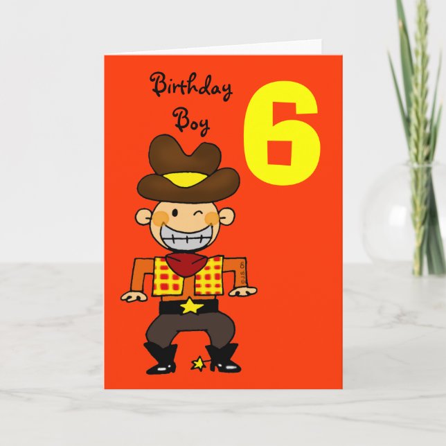 Tarjeta Niño de 6 años (Anverso)
