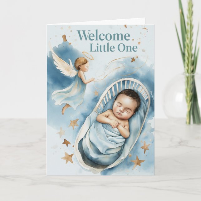 Tarjeta Niño de bienvenida (Anverso)
