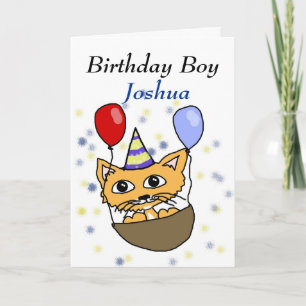 Tarjeta Niño de cumpleaños