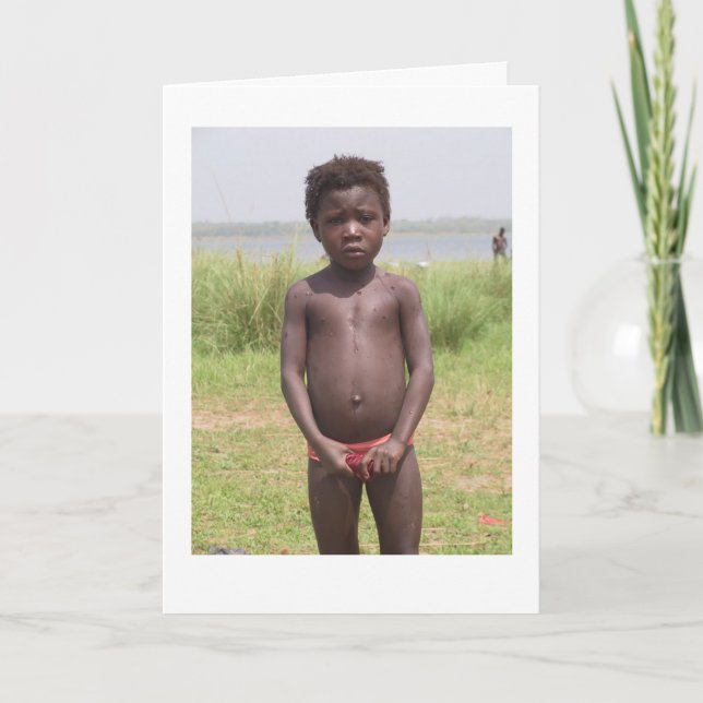 Tarjeta Niño de Oti del río (Anverso)