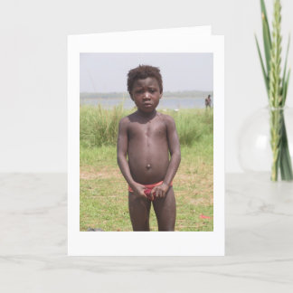 Tarjeta Niño de Oti del río