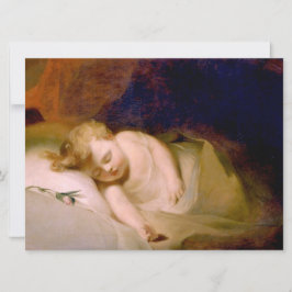 Tarjeta Niño durmiendo (por Thomas Sully)