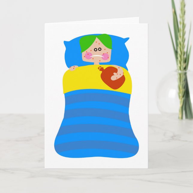 Tarjeta Niño enfermo (Anverso)