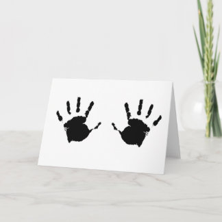 Tarjeta Niño Handprints