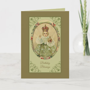 Tarjeta Niño Jesús de Praga