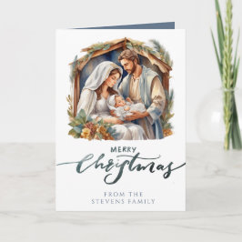 Tarjeta Niño Jesús en la Natividad de los Manglares Foto d