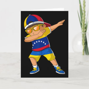 Tarjeta Niño medio venezolano ucraniano Venezuela Ucrania 