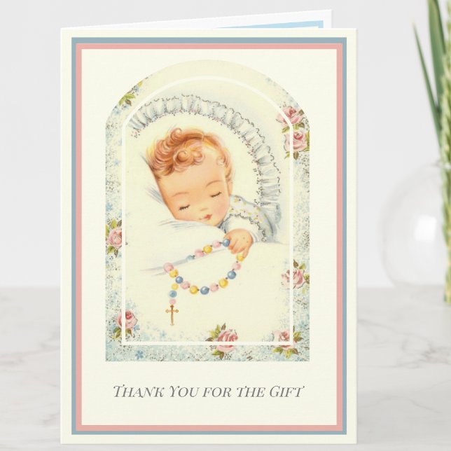 Tarjeta Niño o Chica Religiosa Católica Gracias (Subido por el creador)